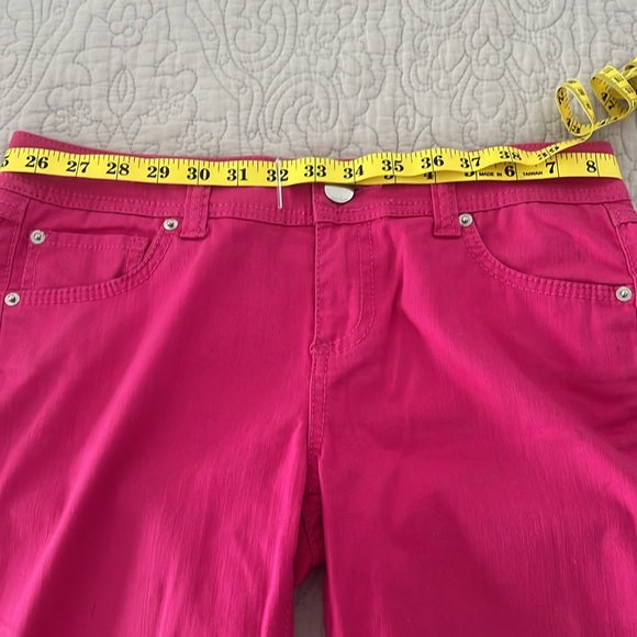 INC International Concepts Pink Skinny Jeans Vibrant Style - Picture 4 of 7